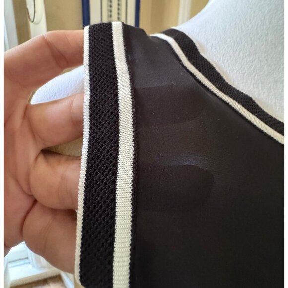 Rag & Bone Womens Sheer Navy Tank Top Nautical Size S Career Capsule Sailor Chic - Picture 9 of 16